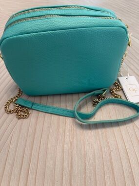 German Fuentes GF1095-D62 “TIFANNY” Genuine Italian Leather Crossbody Bag  NWT